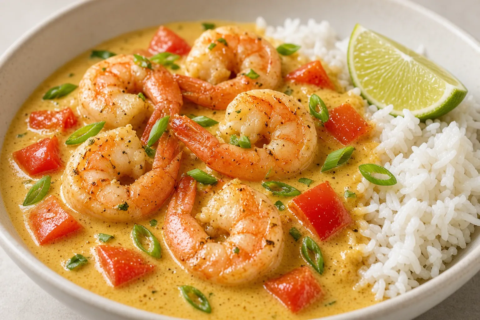 Illustrative photo of Coconut Curry Shrimp with Lime