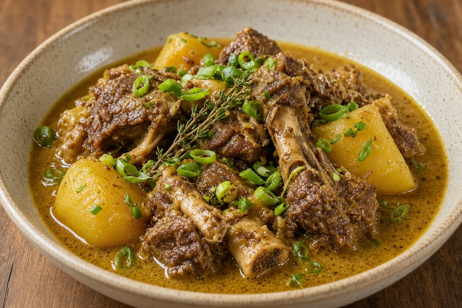 Illustrative photo of Slow-Braised Curry Goat with Potatoes