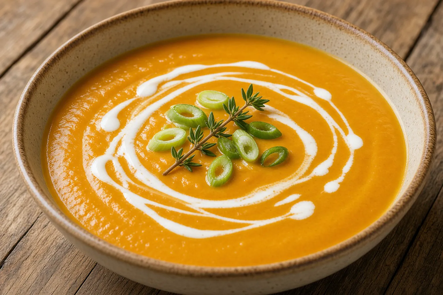 Illustrative photo of Pumpkin and Coconut Soup with Thyme