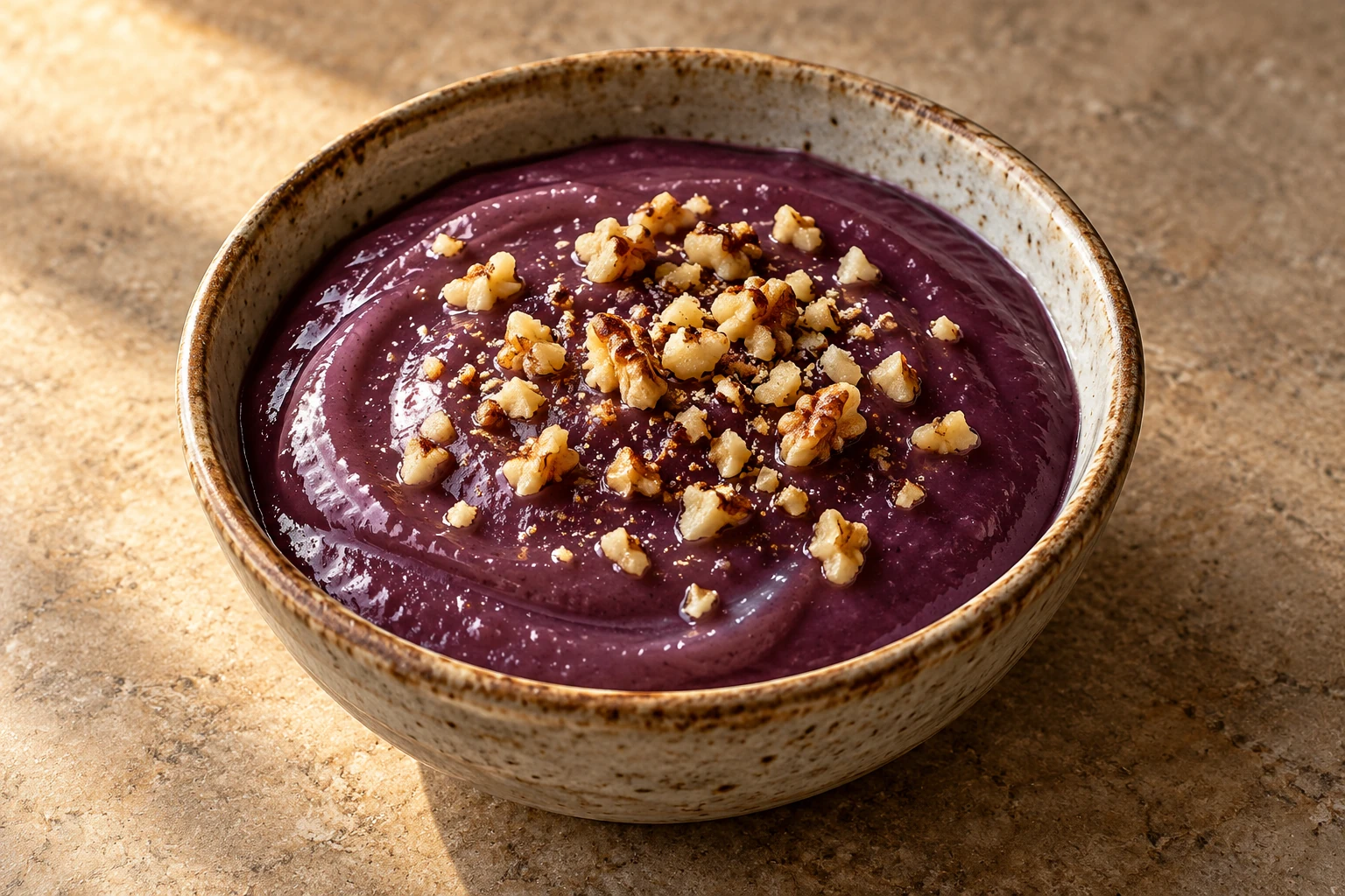 Grape & Walnut Spoon Pudding