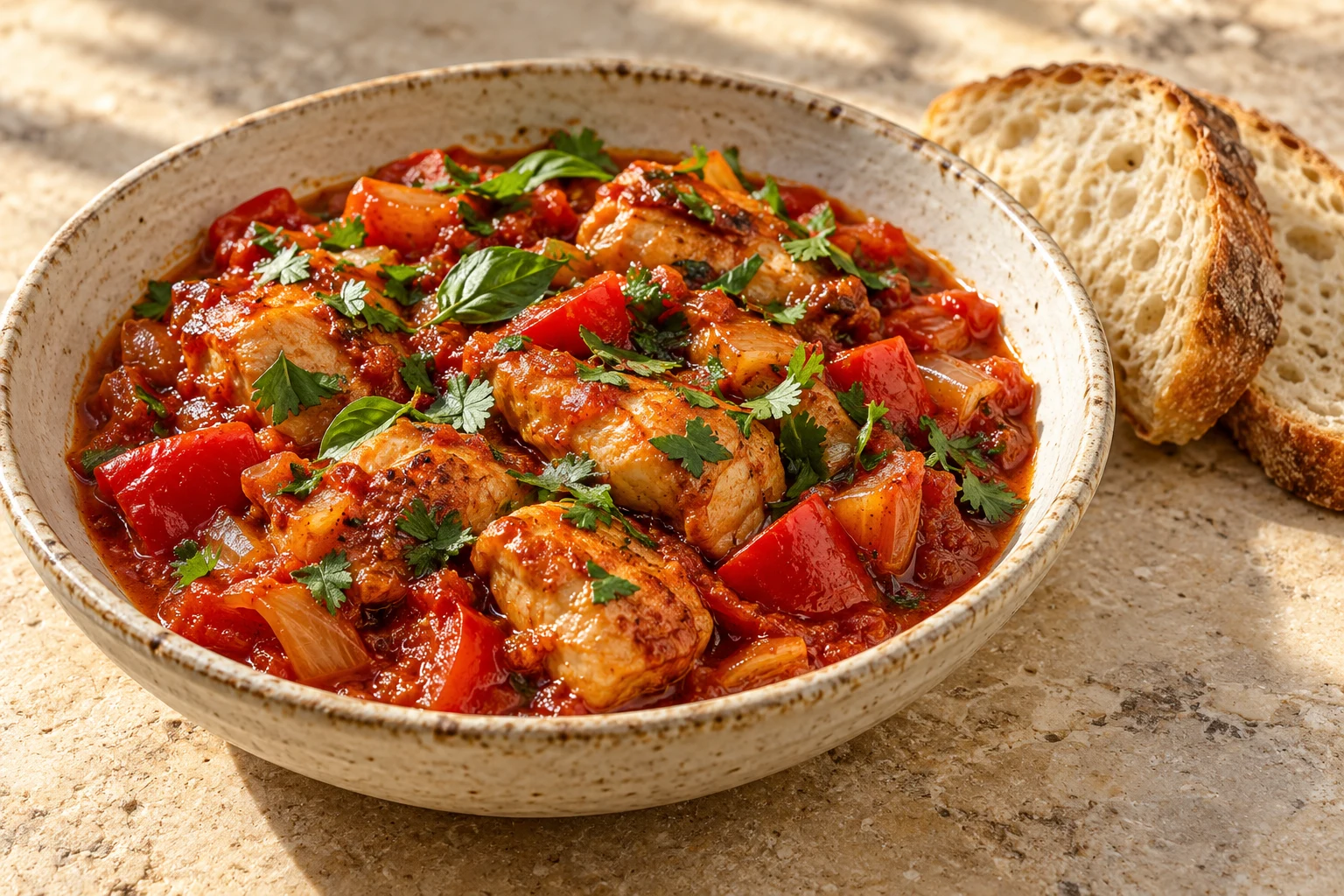 Tomato & Herb Chicken Pot