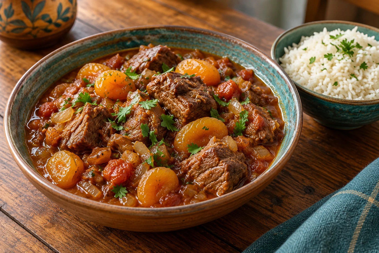 Lamb & Apricot Pot with Rice