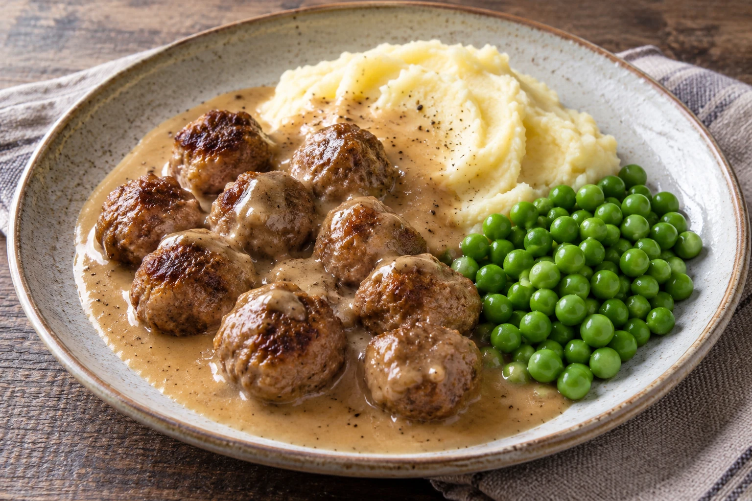 Allspice Meatballs with Mash