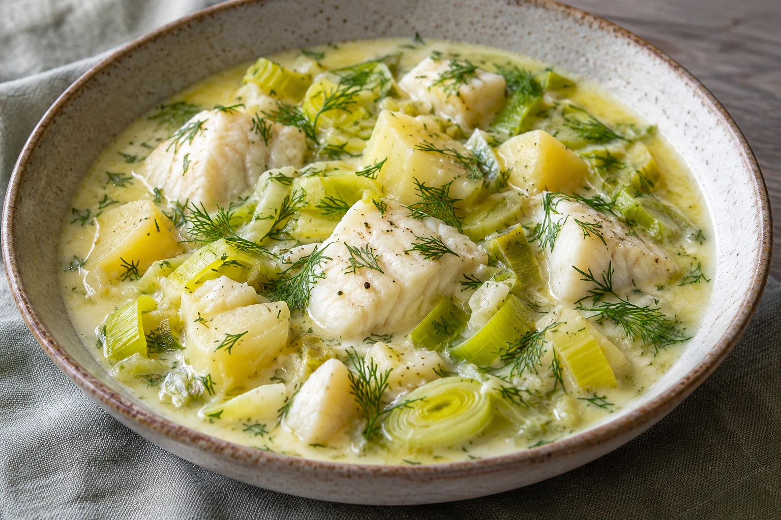 Cod, Leek & Potato Pot