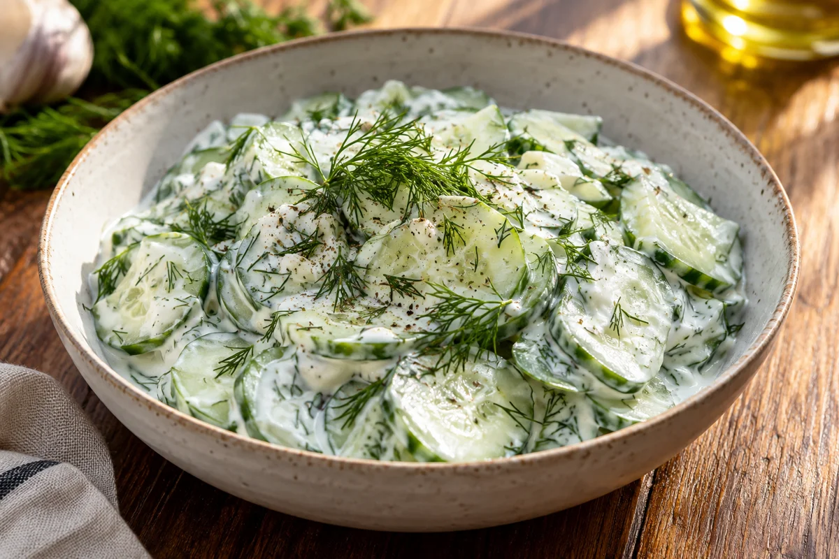 Illustrative photo of Cucumber & dill salad
