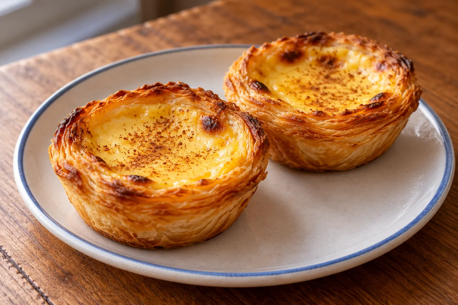 Cinnamon Custard Tarts