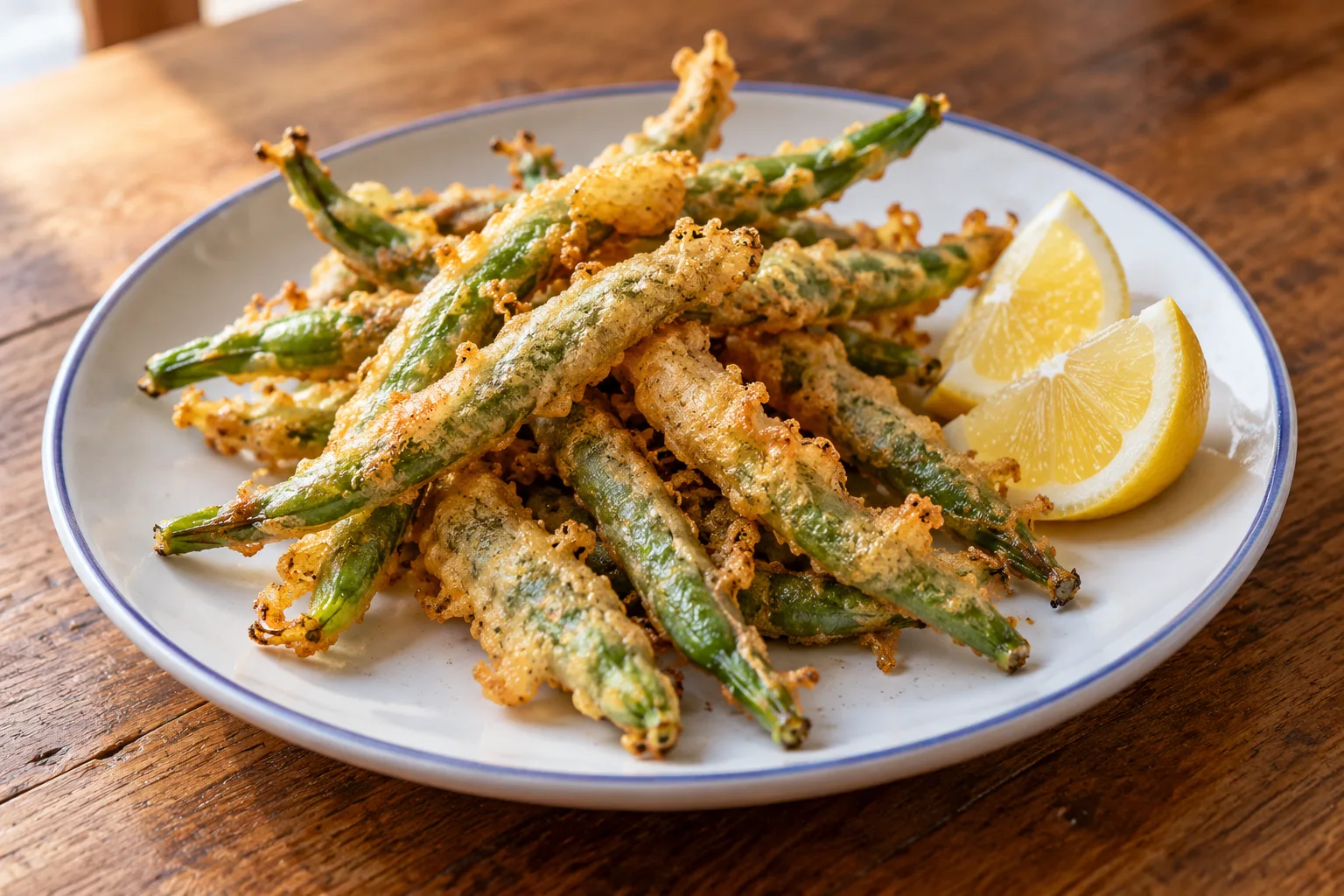 Crisp Green Bean Fritters