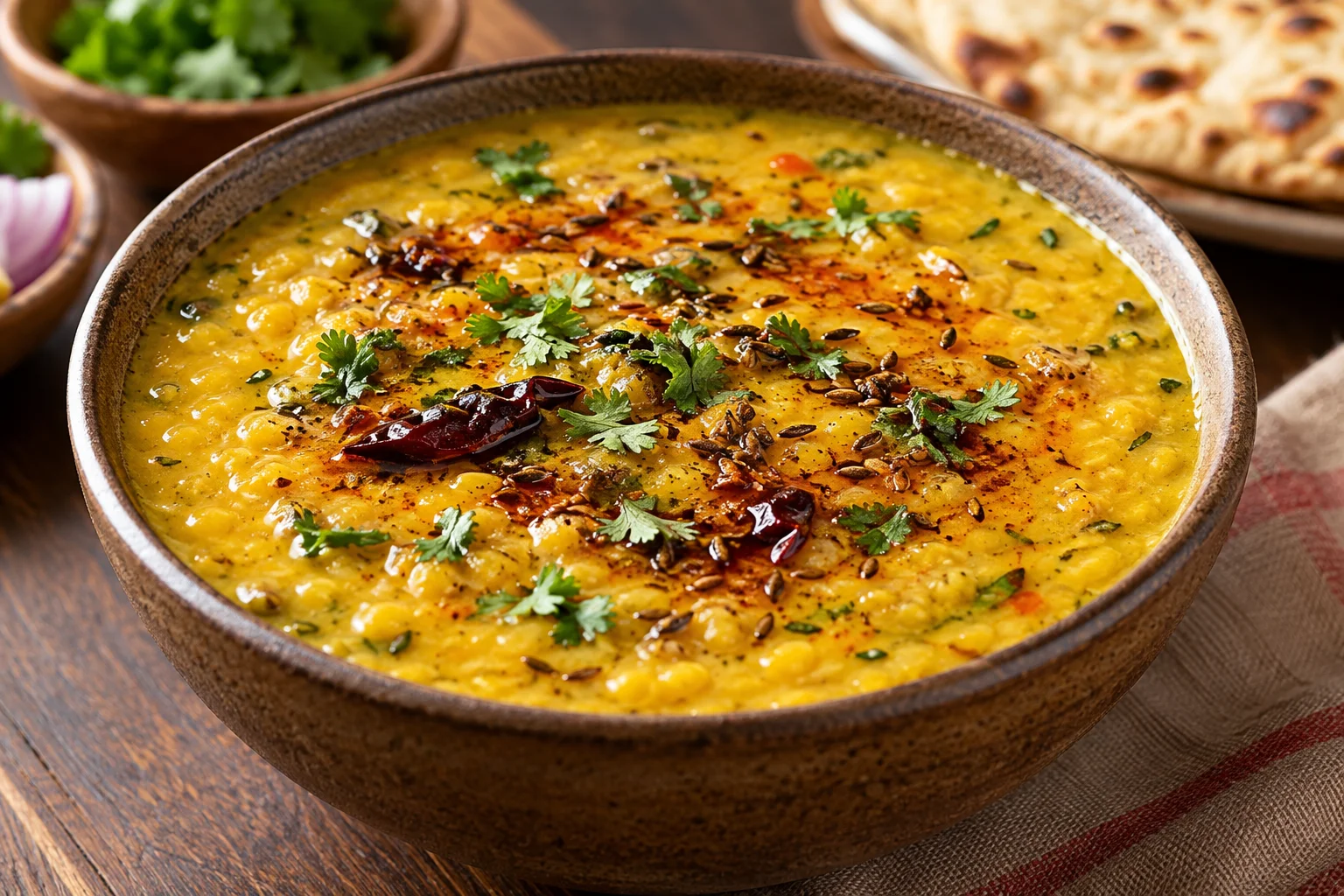Illustrative photo of Golden dal tadka