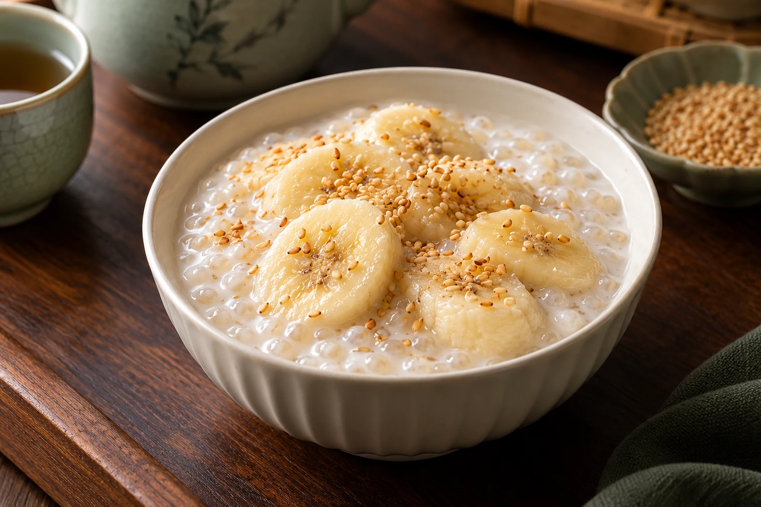 Warm Banana & Coconut Tapioca