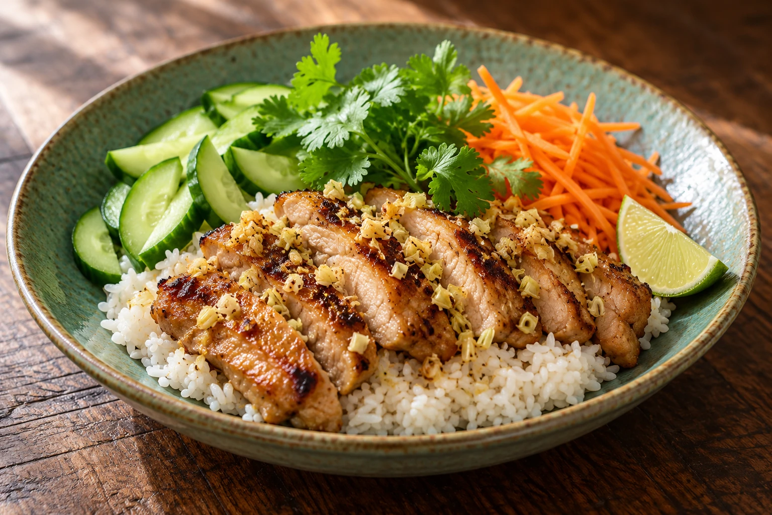 Lemongrass Chicken Rice Bowls
