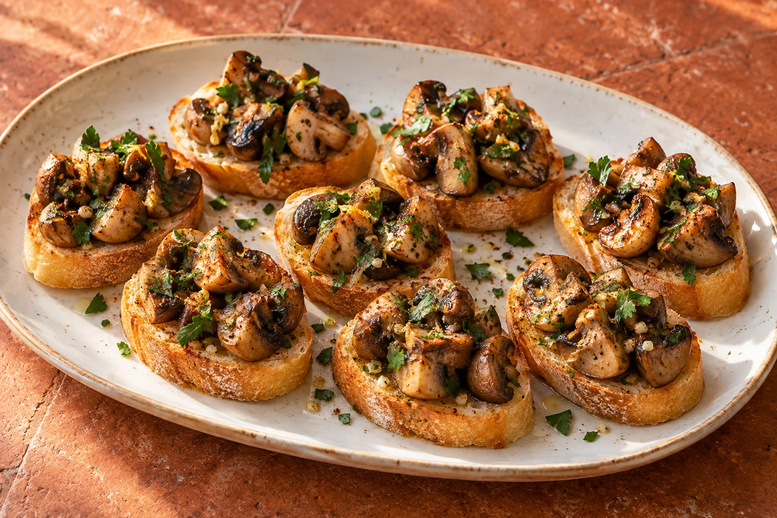 Illustrative photo of Garlic Mushrooms on Toast