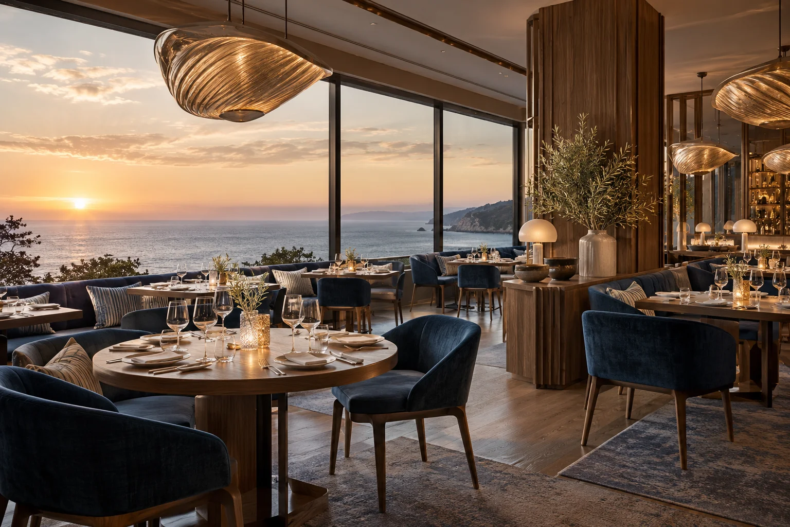 Illustrative interior of The Coastal Table