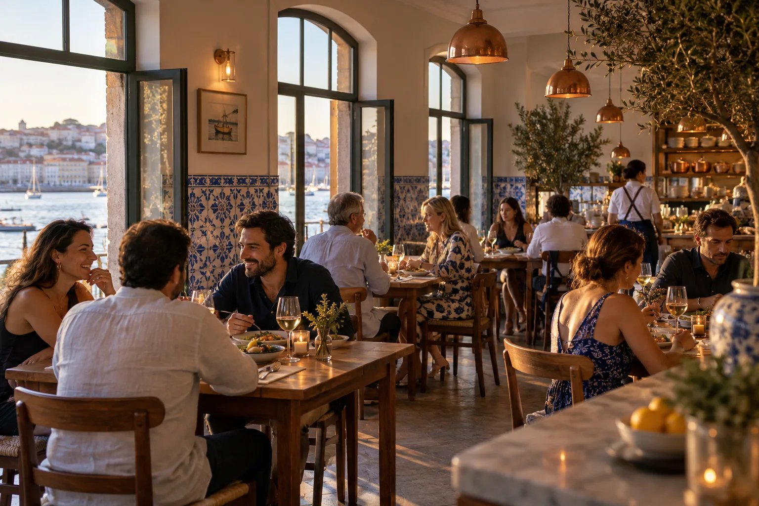 Copper Quay dining room