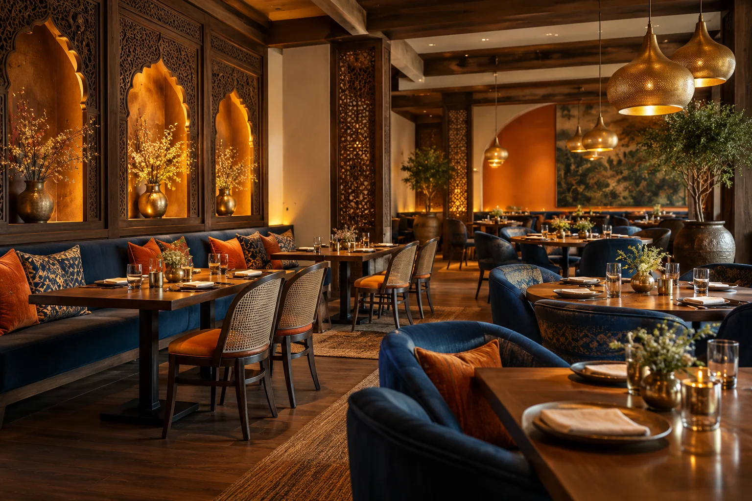 Illustrative interior of Saffron House