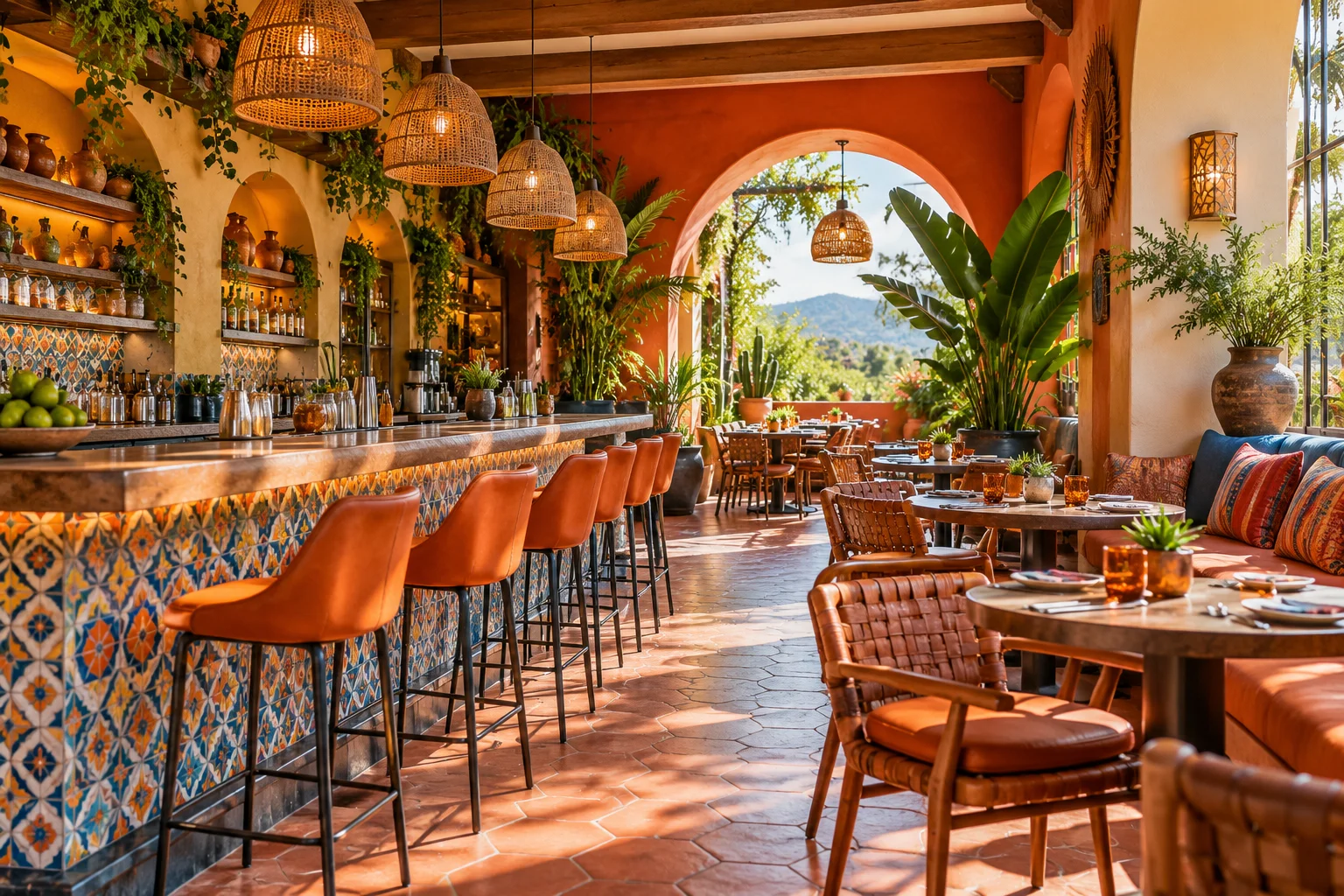 Illustrative interior of Lime & Ember