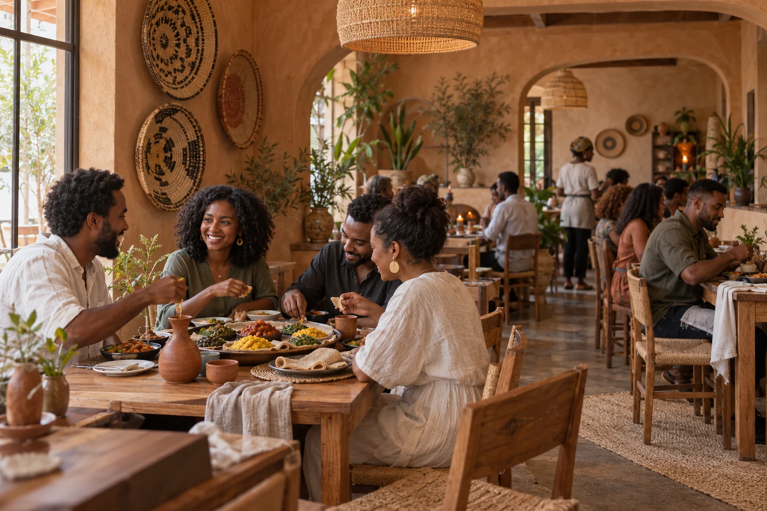 Teff & Clay dining room