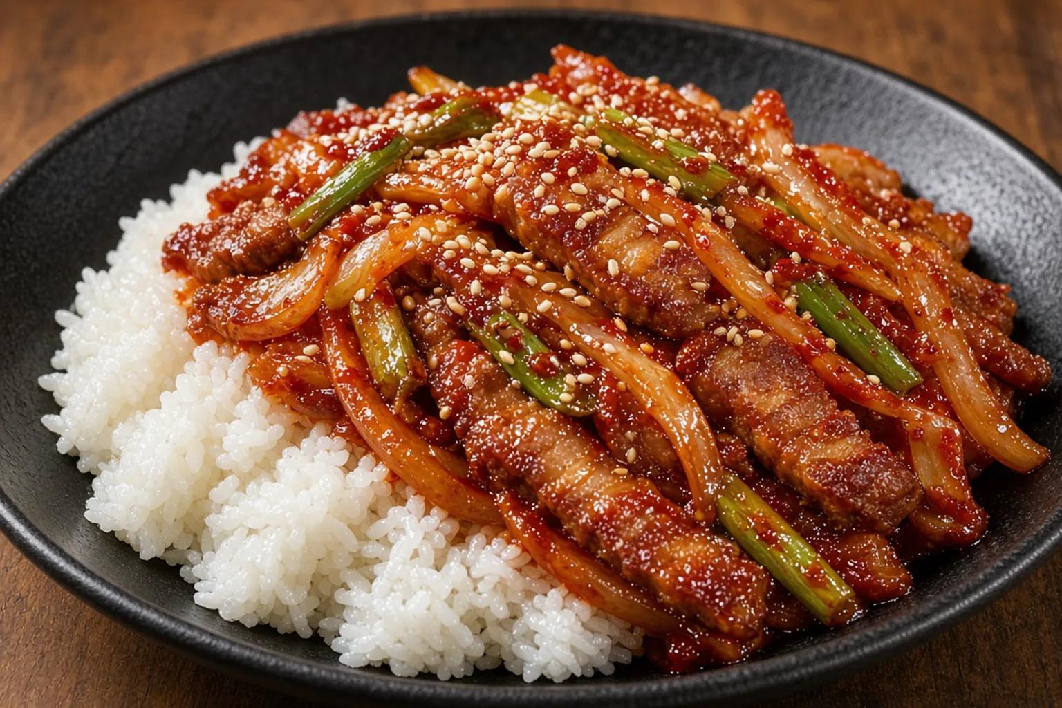 Illustrative photo of Gochujang Pork Belly Stir-Fry