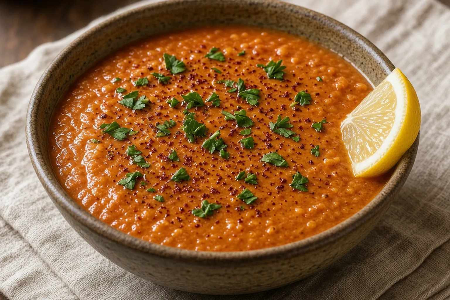 Illustrative photo of Red Lentil and Lemon Soup