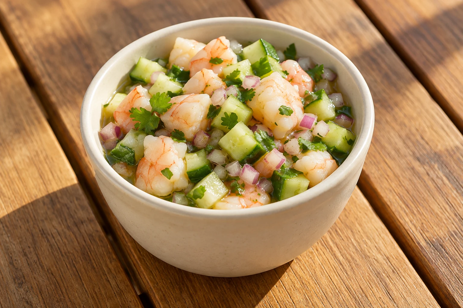Cooked Shrimp & Lime Cups