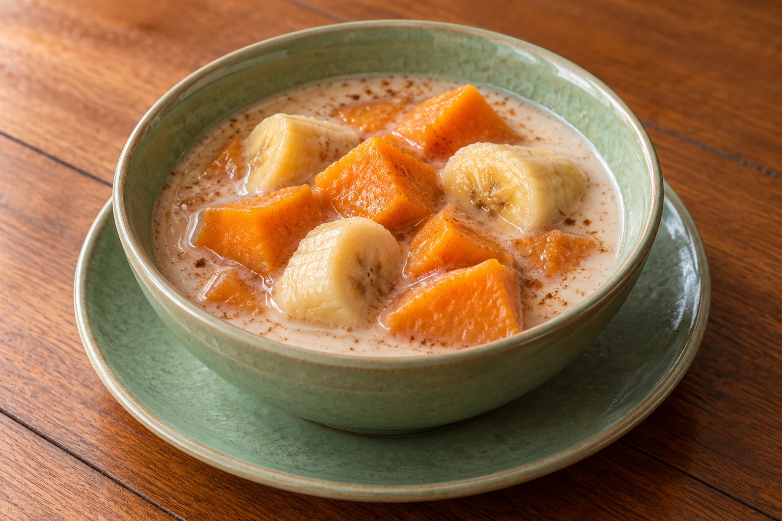 Banana & Sweet Potato Coconut Bowls