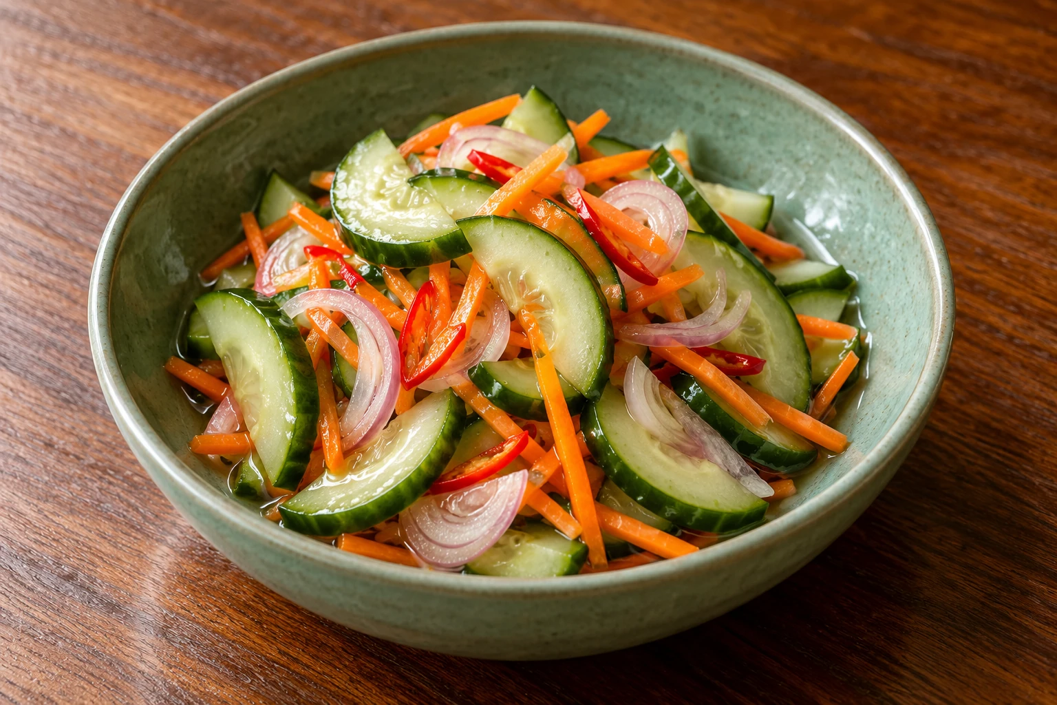 Cucumber & Carrot Quick Pickle