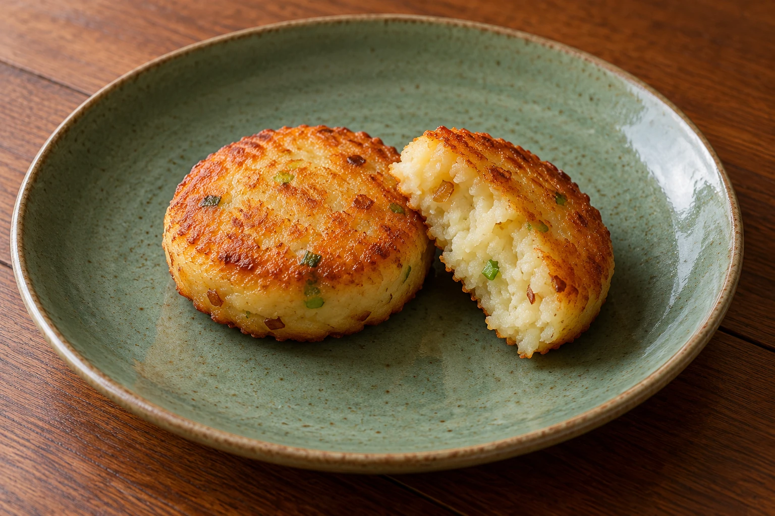 Potato & Shallot Cakes