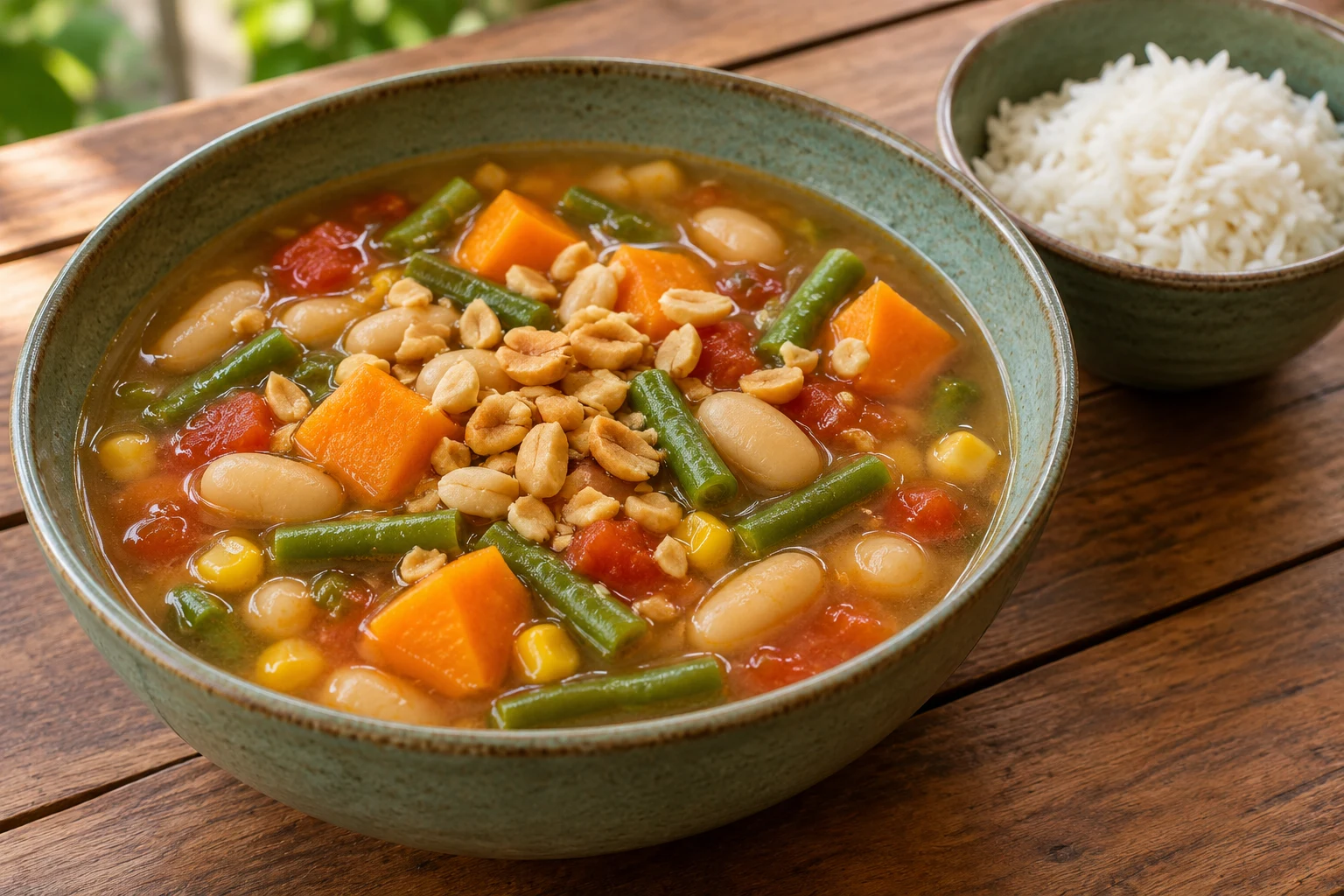 Tamarind Vegetable & White Bean Soup