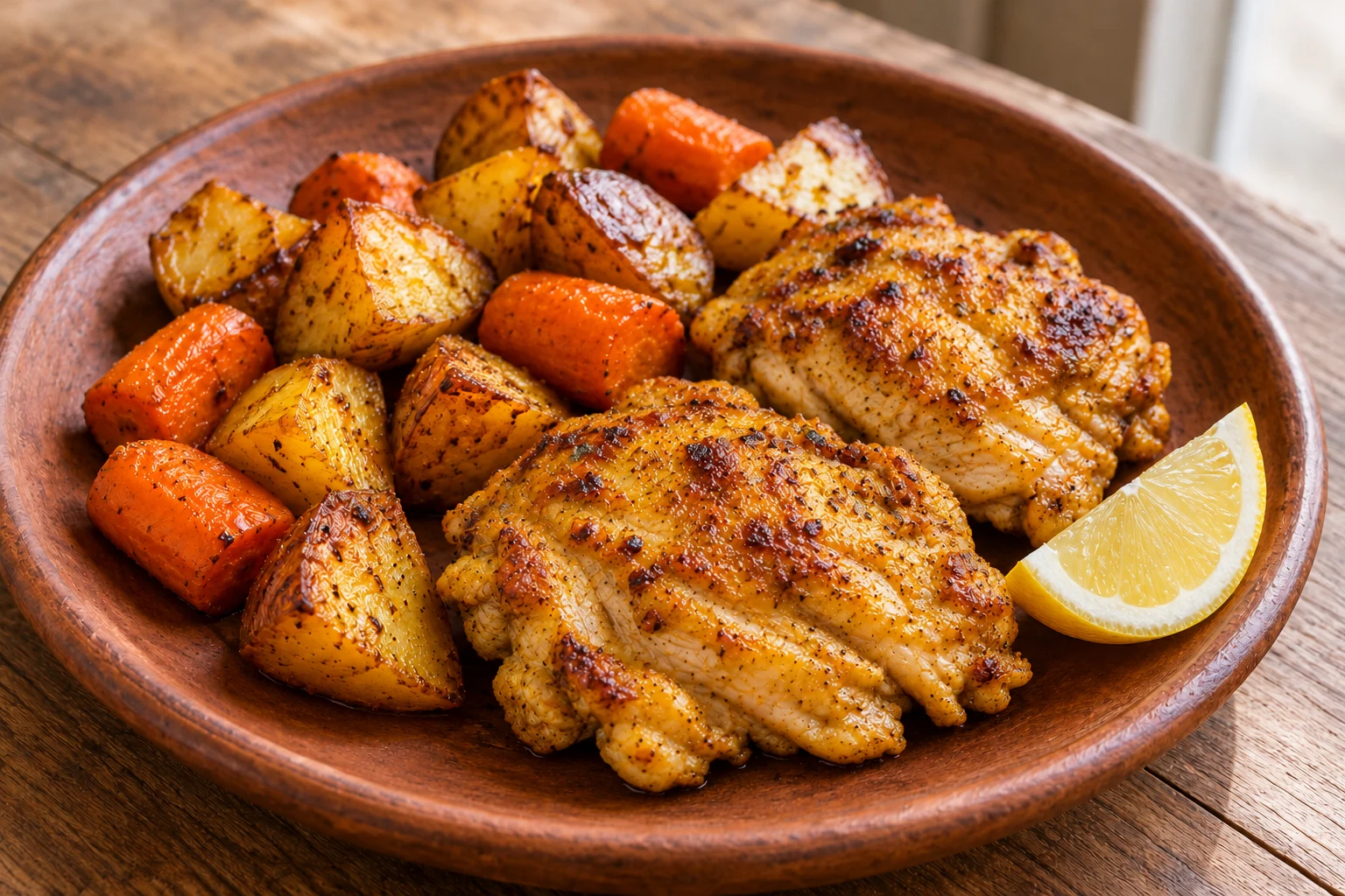 Ginger-Turmeric Roast Chicken
