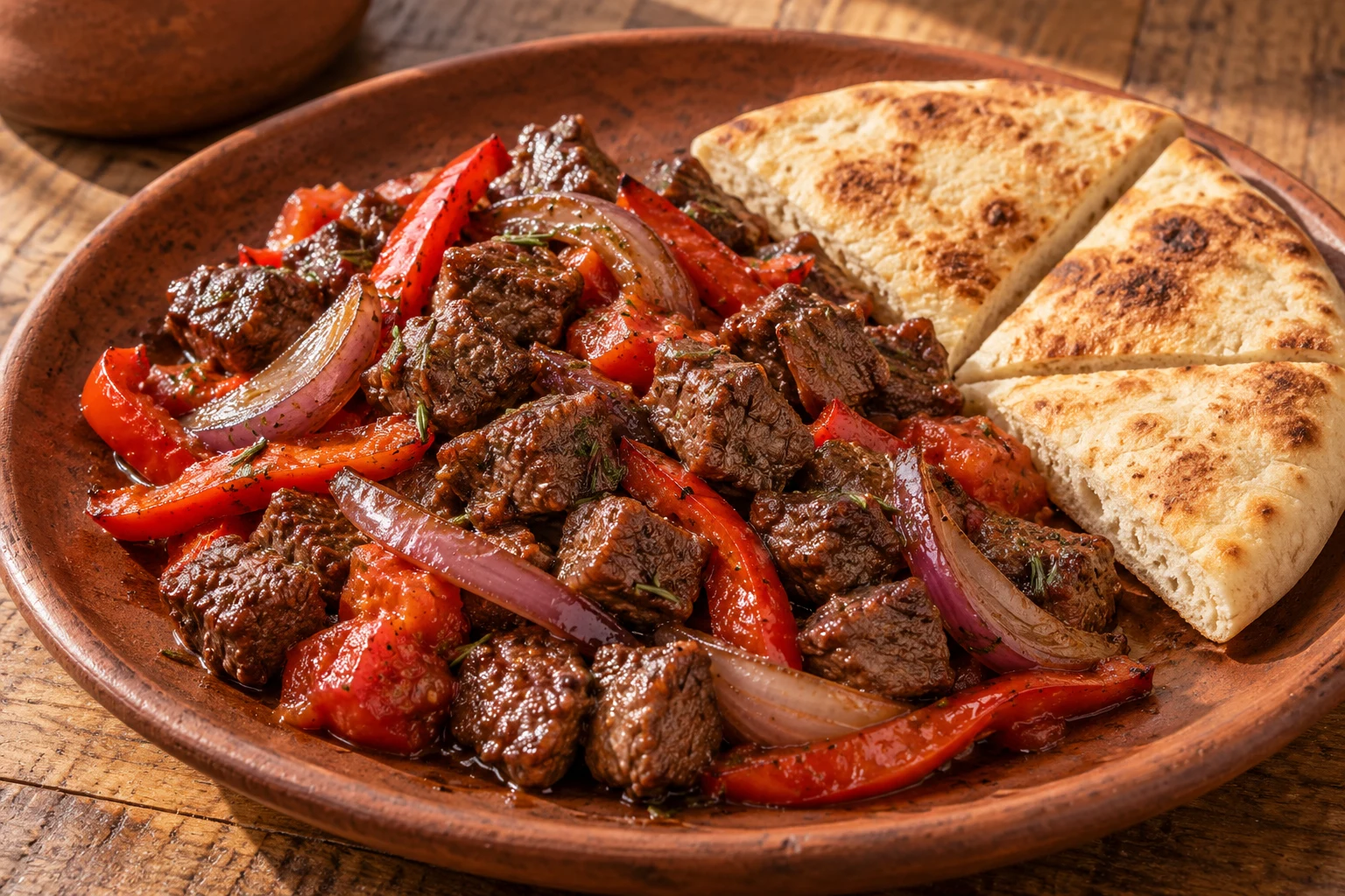 Rosemary Beef & Pepper Skillet