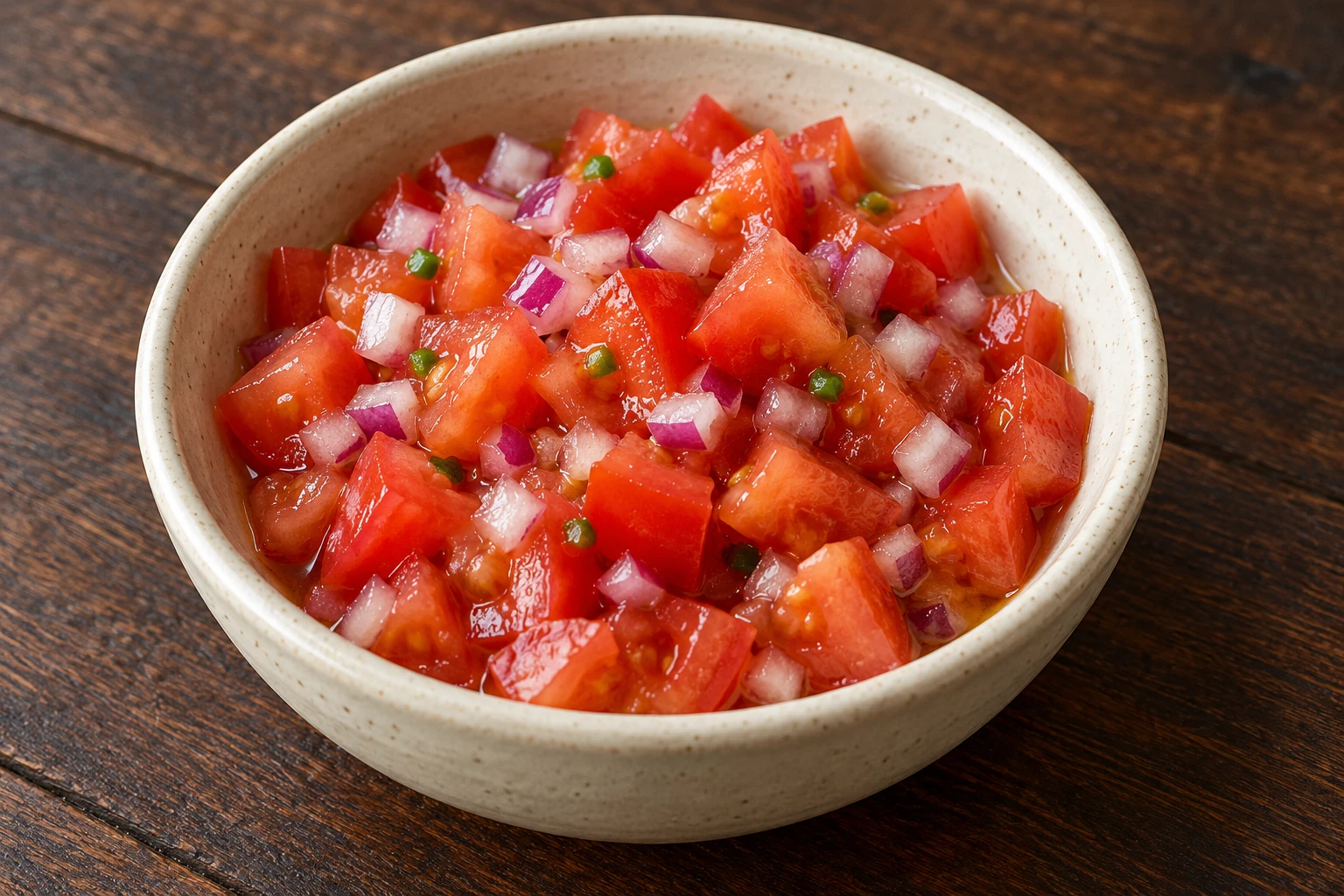 Tomato & Green Chili Salad