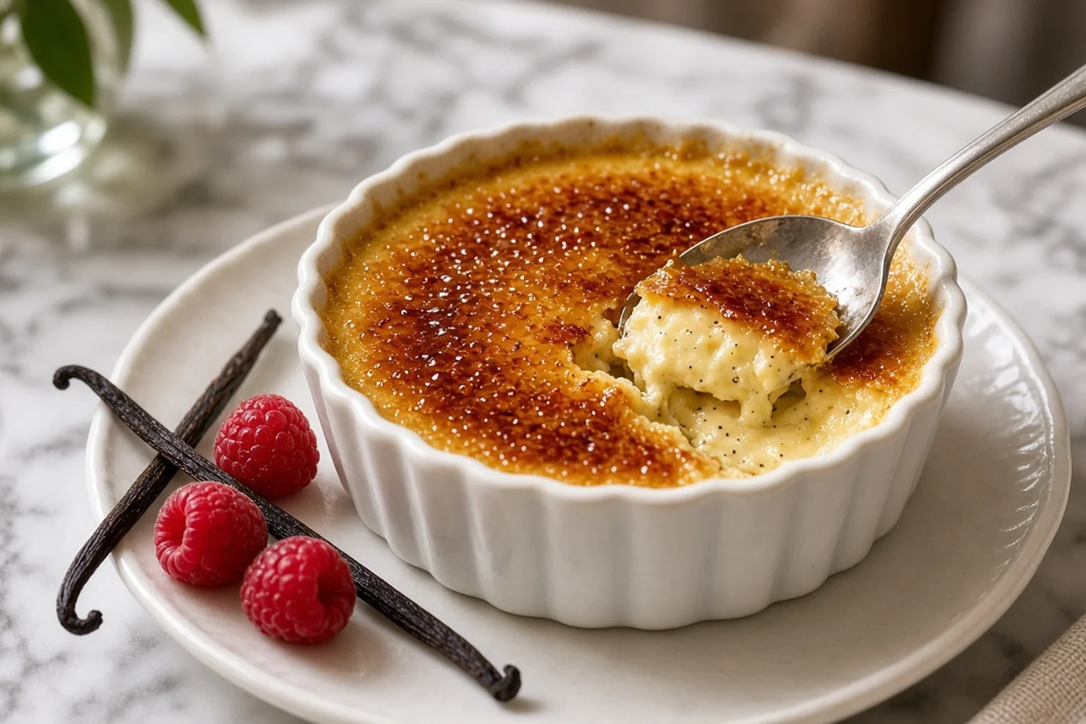Illustrative photo of Vanilla Bean Crème Brûlée