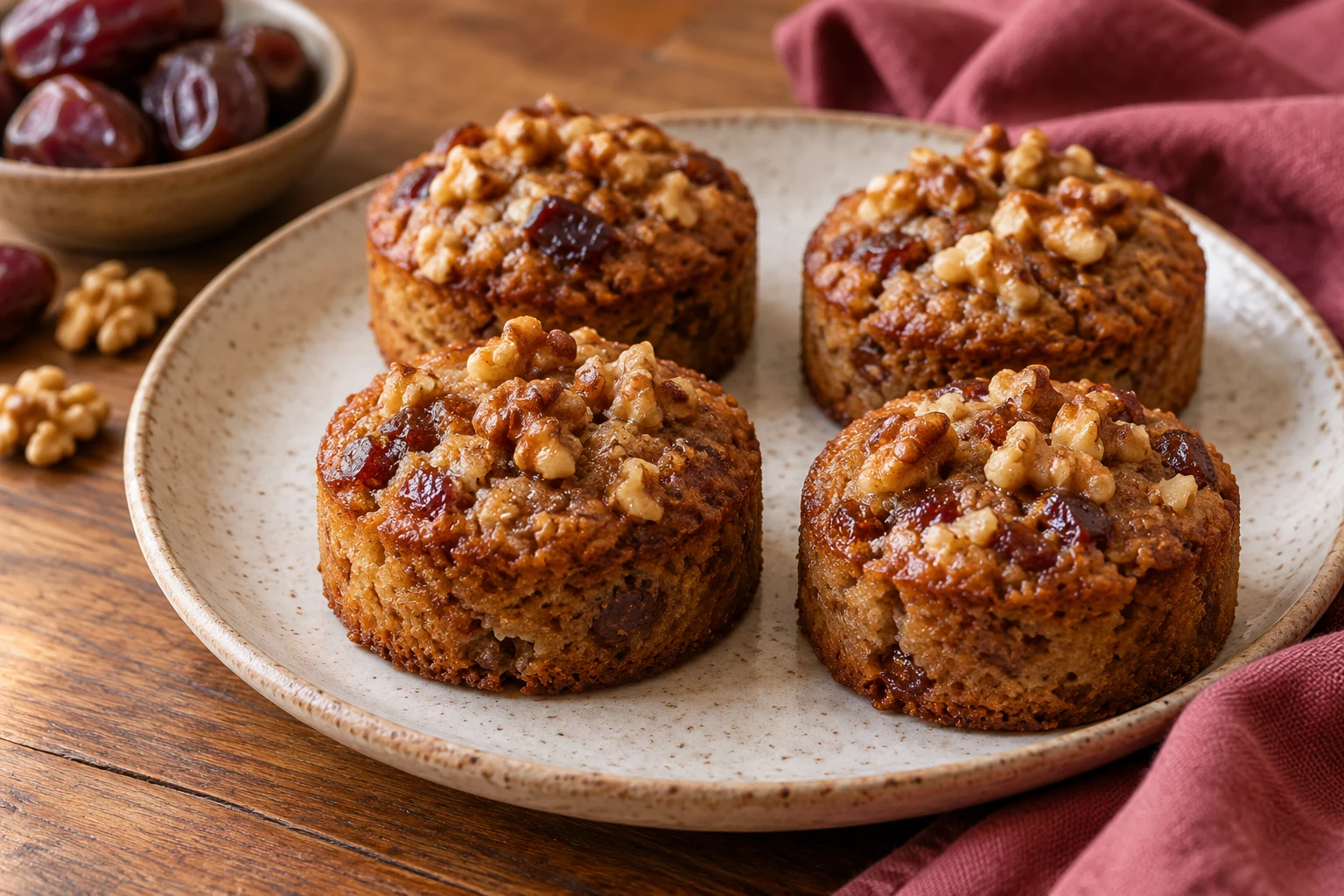 Date & Walnut Tea Cakes